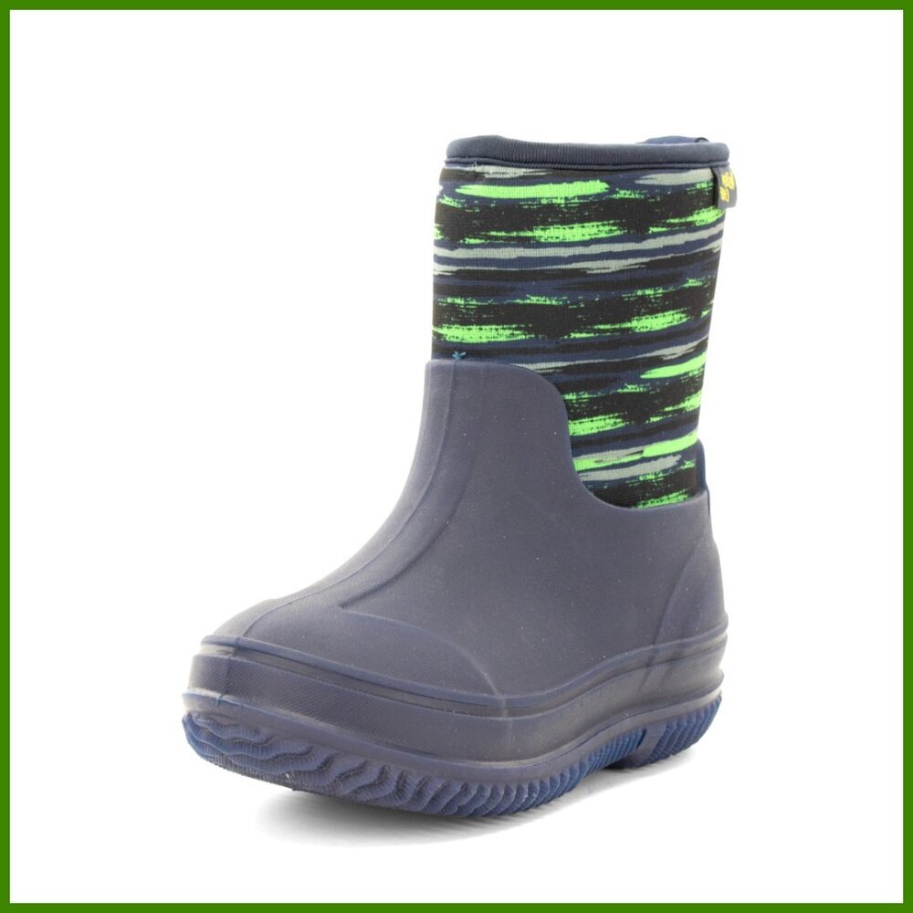 Neoprene Waterproof Snow Boots for Kids, Faux Fur Trim, Lightweight